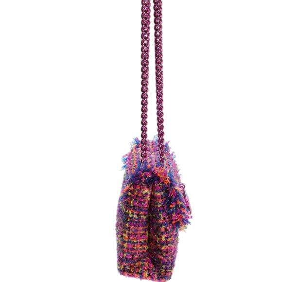 Kurt Geiger London Fringe Tweed Kensington! NWT - Picture 3 of 5